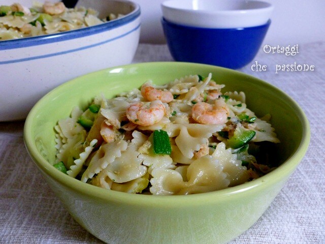 Cold pasta with zucchini shrimp tuna VEGETABLES with passion by Sara