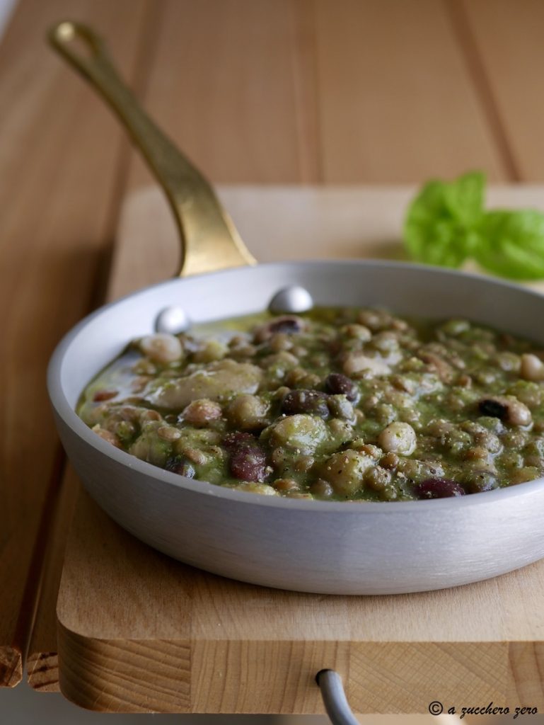 Cold Zucchini and Legume Soup