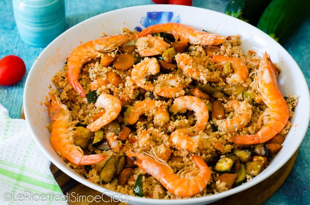 Couscous with Shrimp and Vegetables