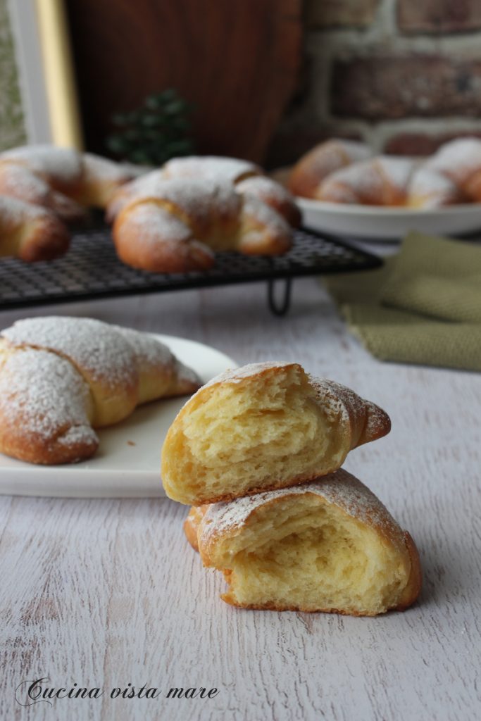 Cream Croissants Sea View Kitchen