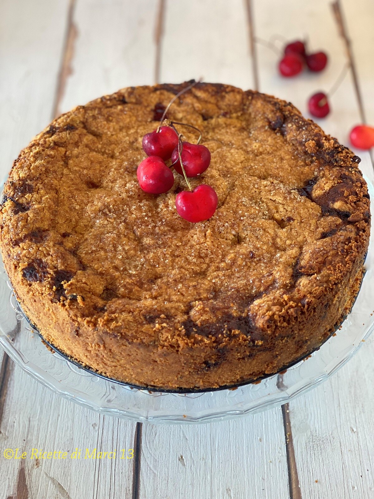 Creamy Cherry Pie. Original Recipe of the American Cherry Pie