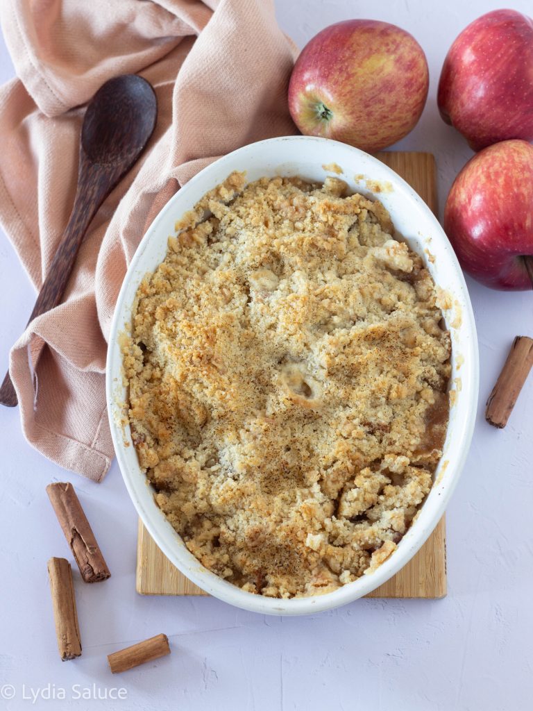 apple and almond crumble