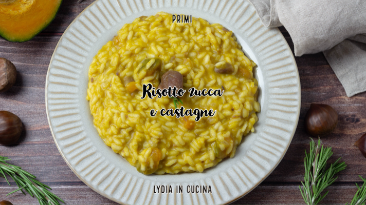 Pumpkin and Chestnut Risotto, Creamy and Delicious