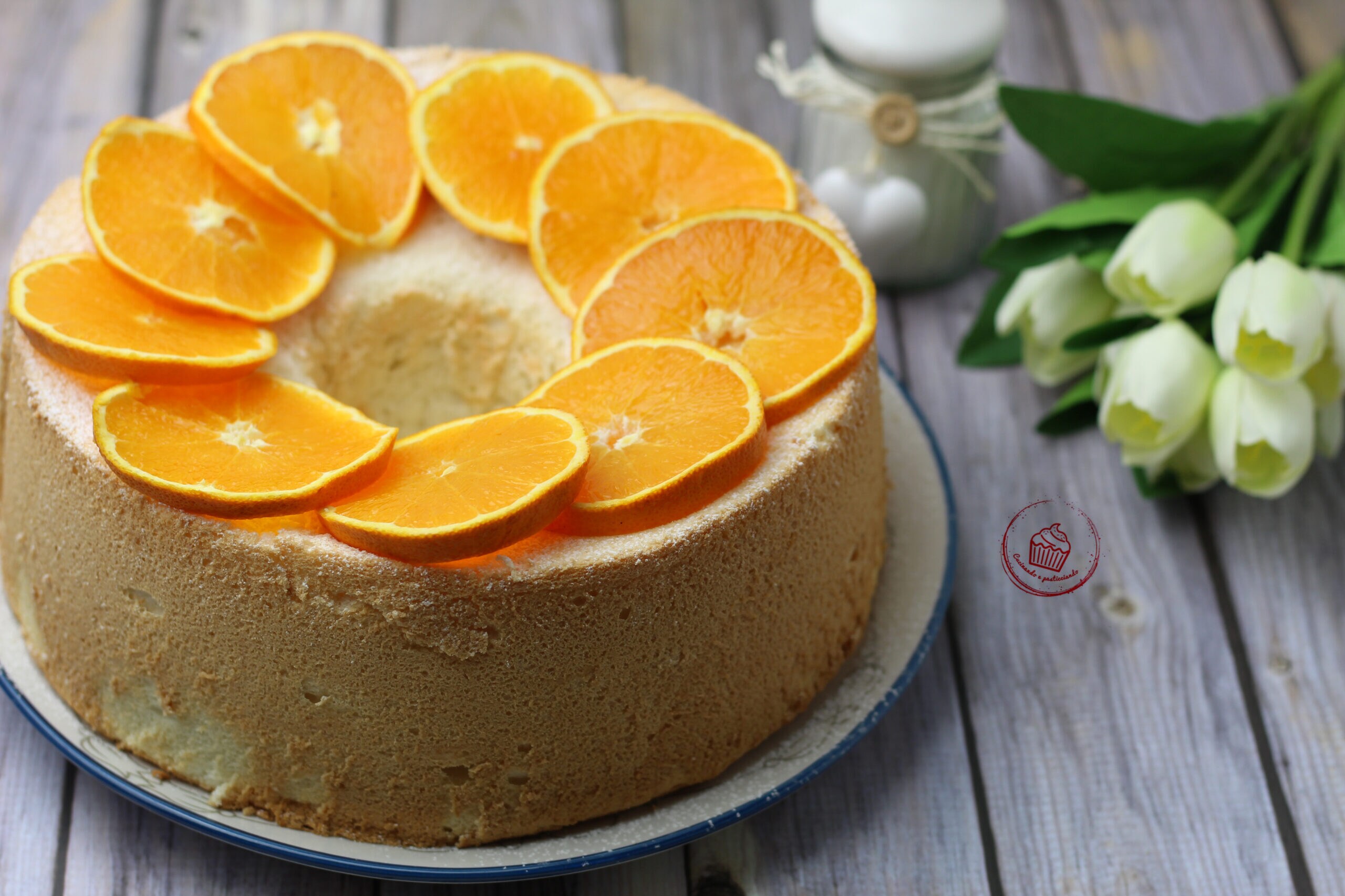 Orange Angel Cake