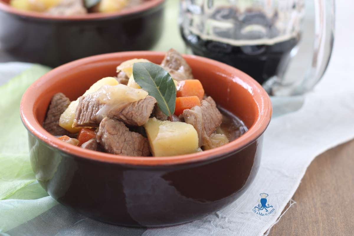 Dark Beer Stew, Traditional Irish Cuisine Recipe
