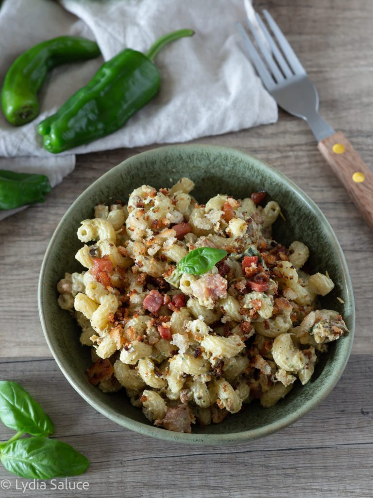 pasta with friggitelli cream