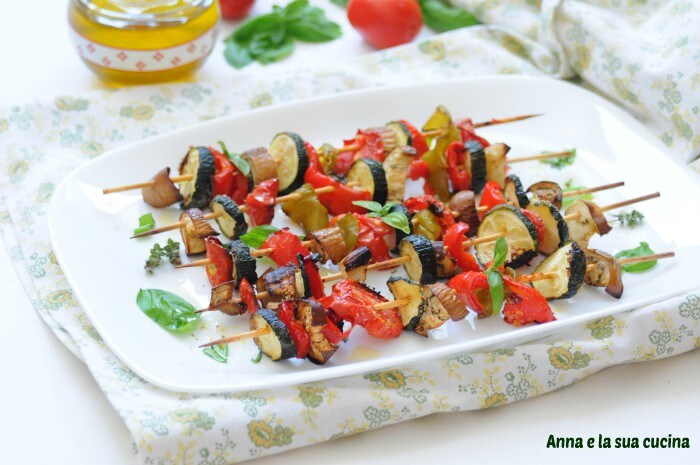 Simple Oven-Baked Vegetable Skewers