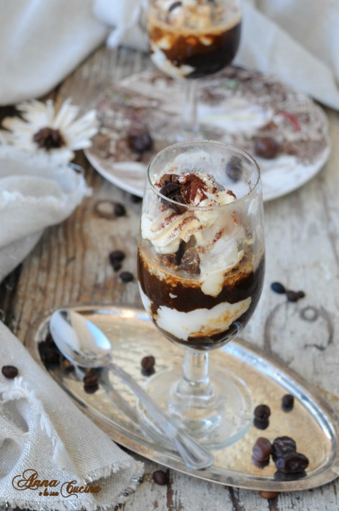 Coffee Granita with Shaken Coffee and Cream
