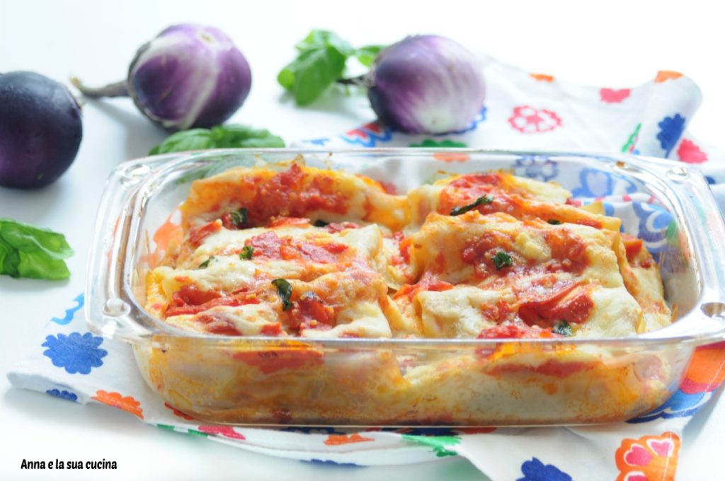Summer Rolled Lasagna with Eggplants
