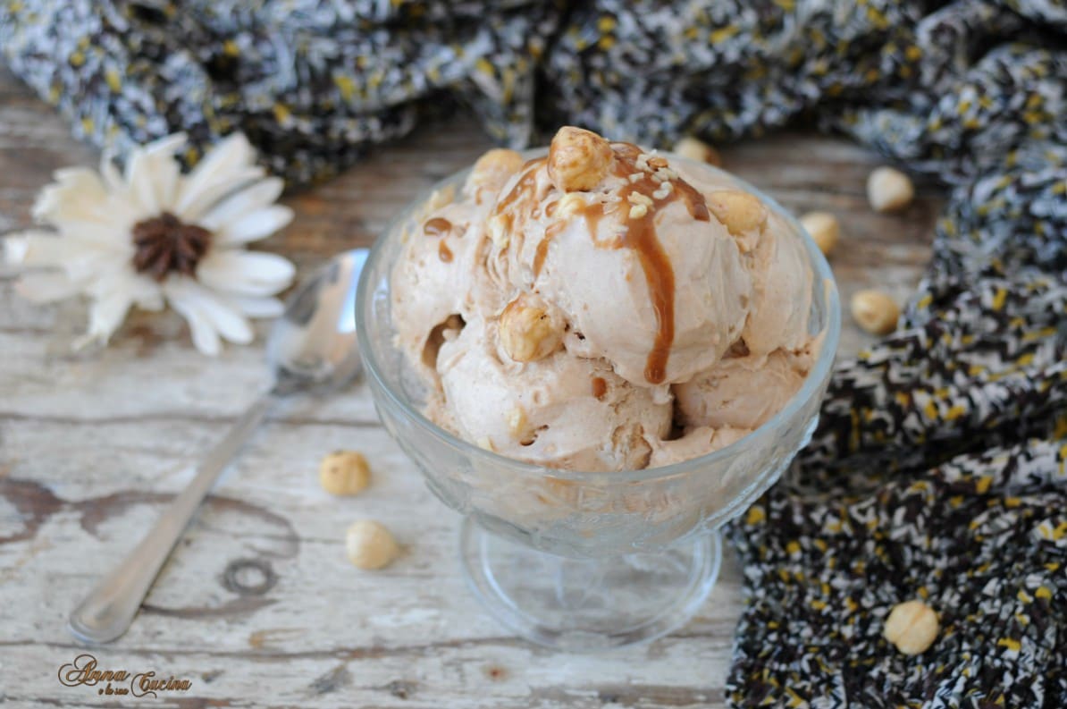 Creamy and Quick Hazelnut Ice Cream
