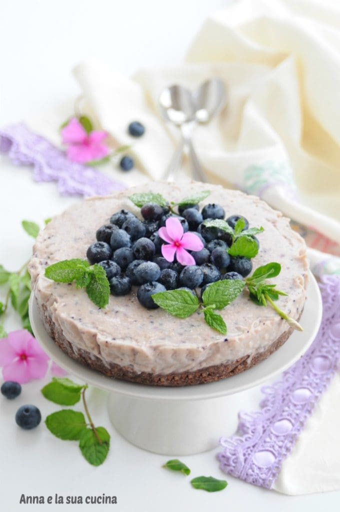 Light Blueberry Cheesecake