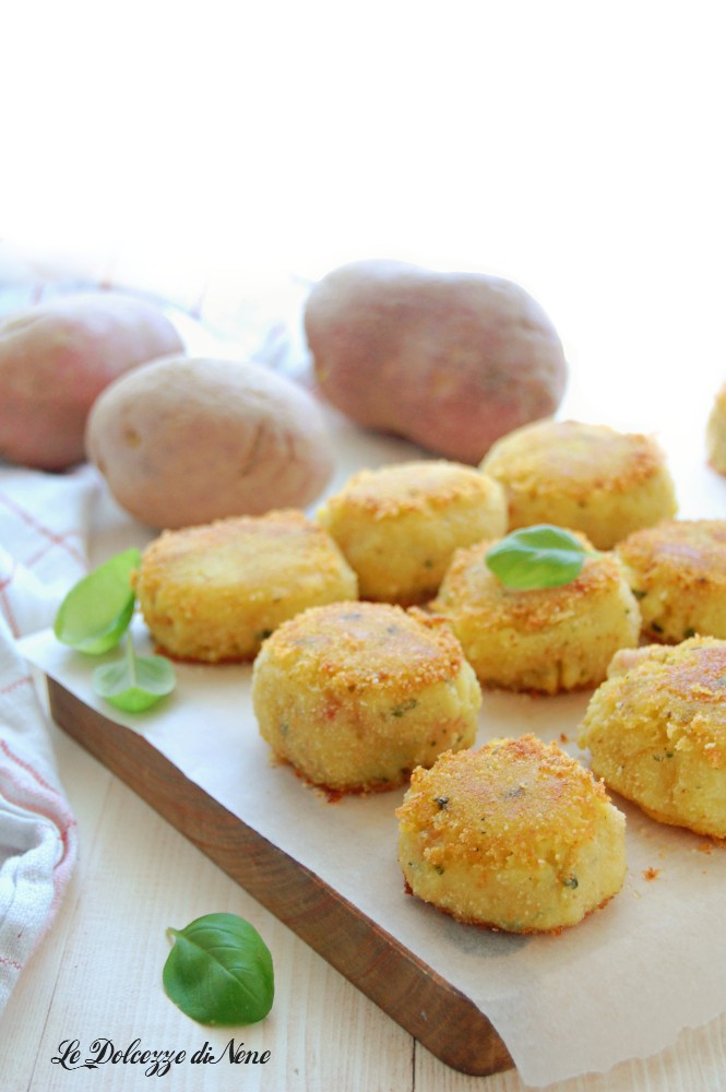 potato balls with bacon