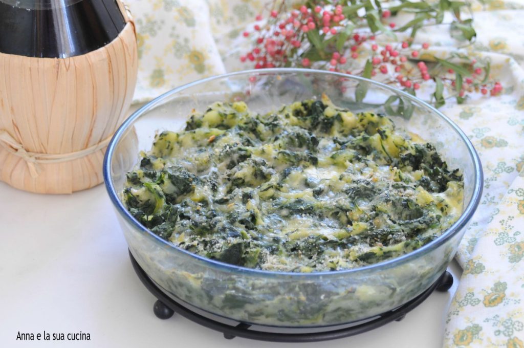 Spinach and Potato Casserole