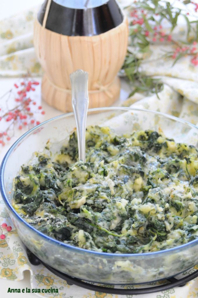 Spinach and Potato Casserole