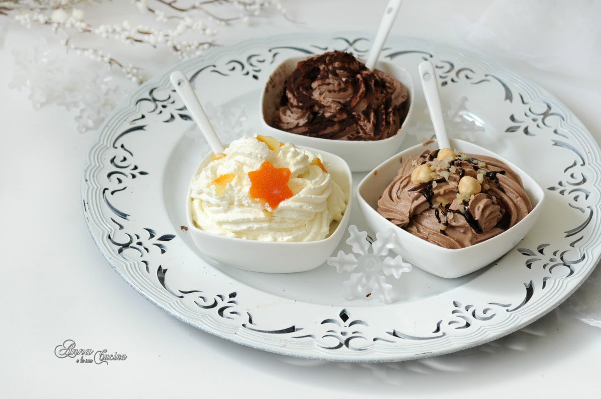 Mascarpone and Cream Dessert with Various Flavors