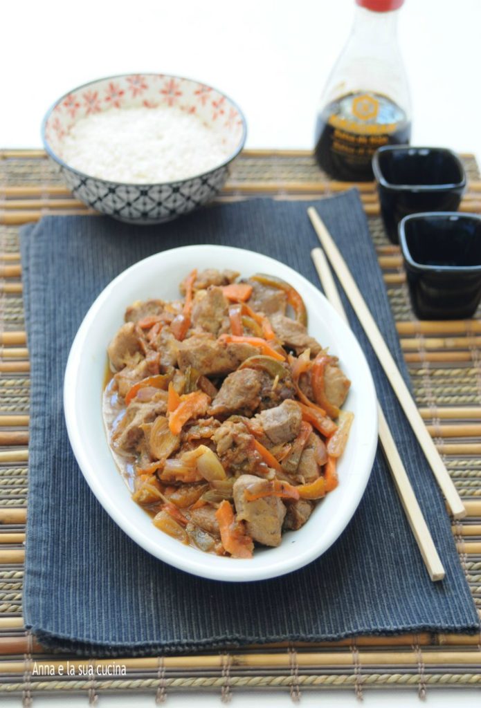 Sweet and Sour Pork Tenderloin Cubes