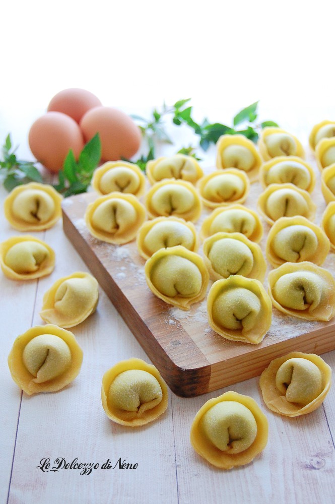 Ricotta and Basil Tortelloni