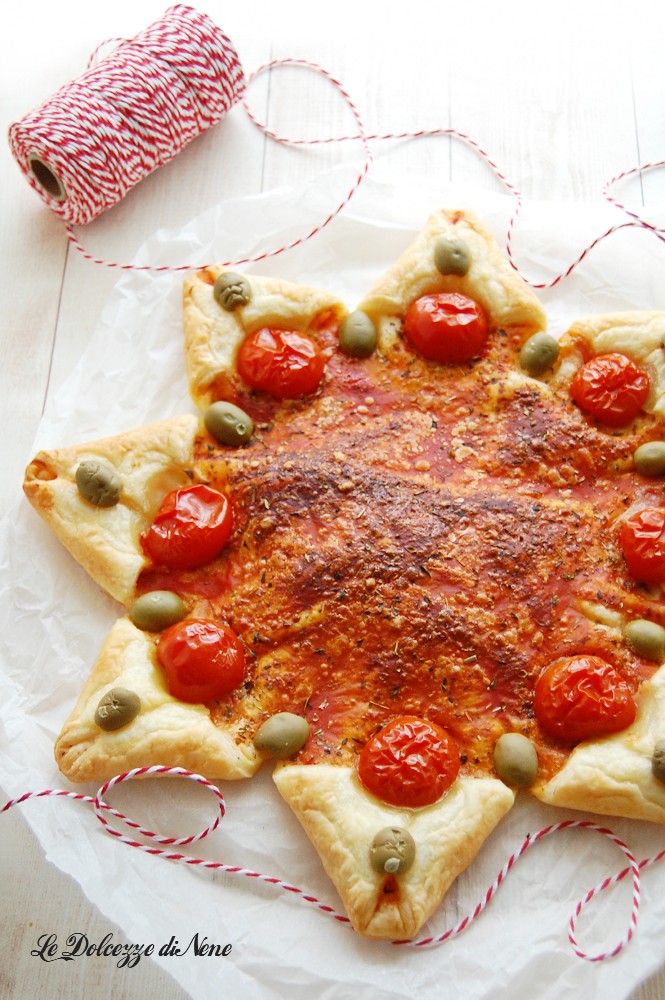 puff pastry pizza star