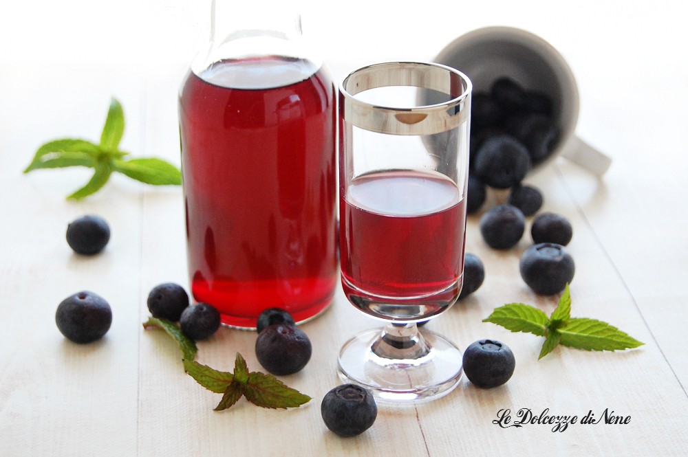 HOMEMADE BLUEBERRY LIQUEUR