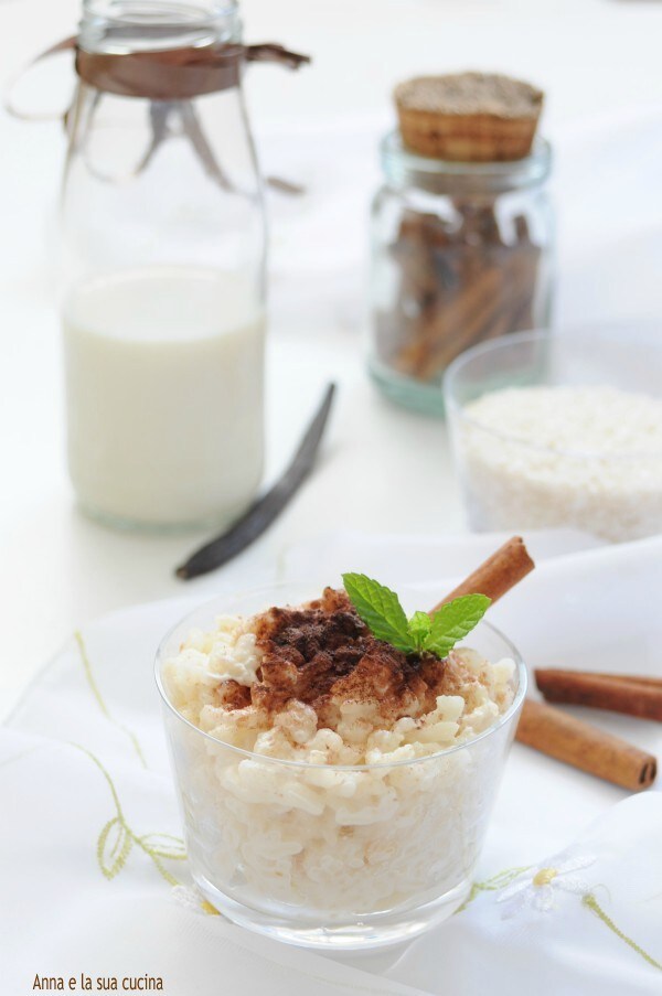 Vanilla Scented Light Rice Pudding