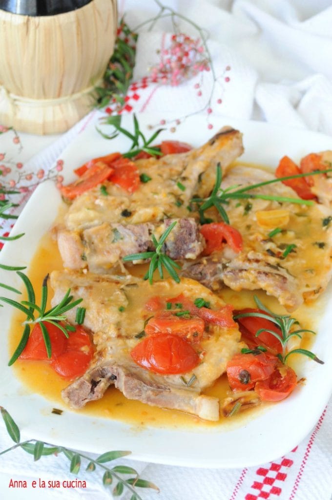 Pork Chops Flavored with Mistichella