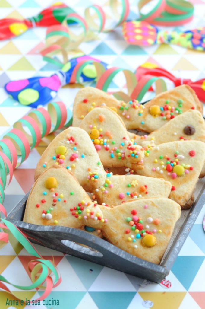 Carnival Bowtie Cookies