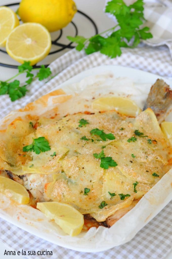 Sea Bream Fillets in Potato Crust