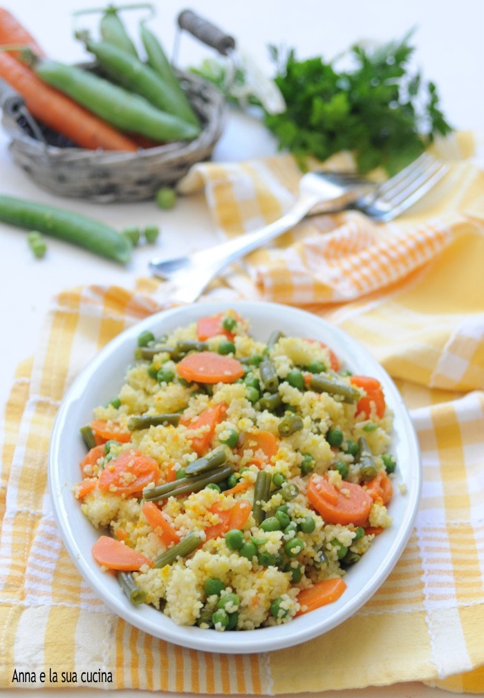 Couscous with Vegetables and Saffron