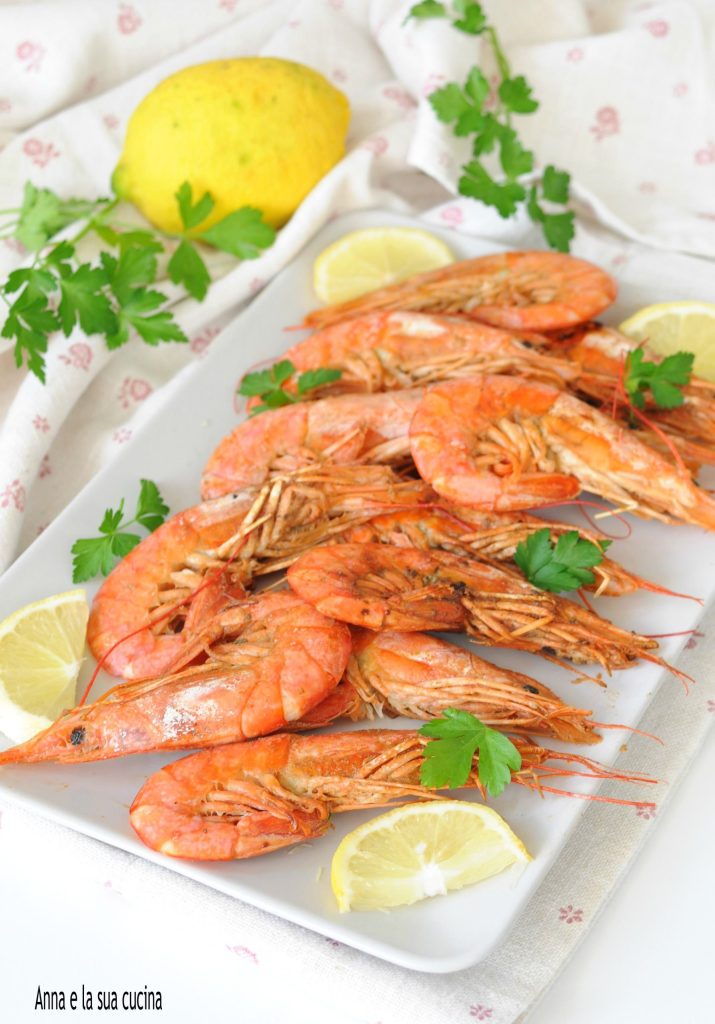 Pan-Grilled Jumbo Shrimp