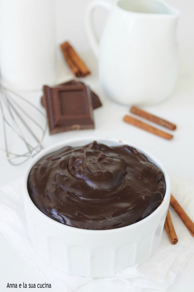 Custard with Cocoa and Chocolate