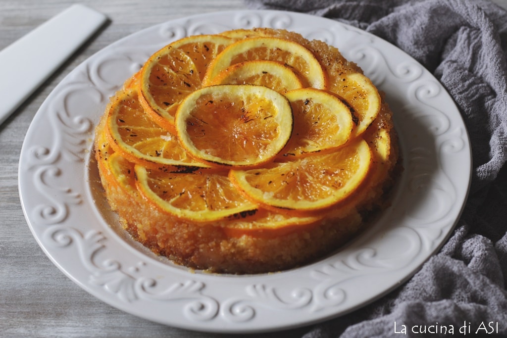 Dessert with Orange Slices