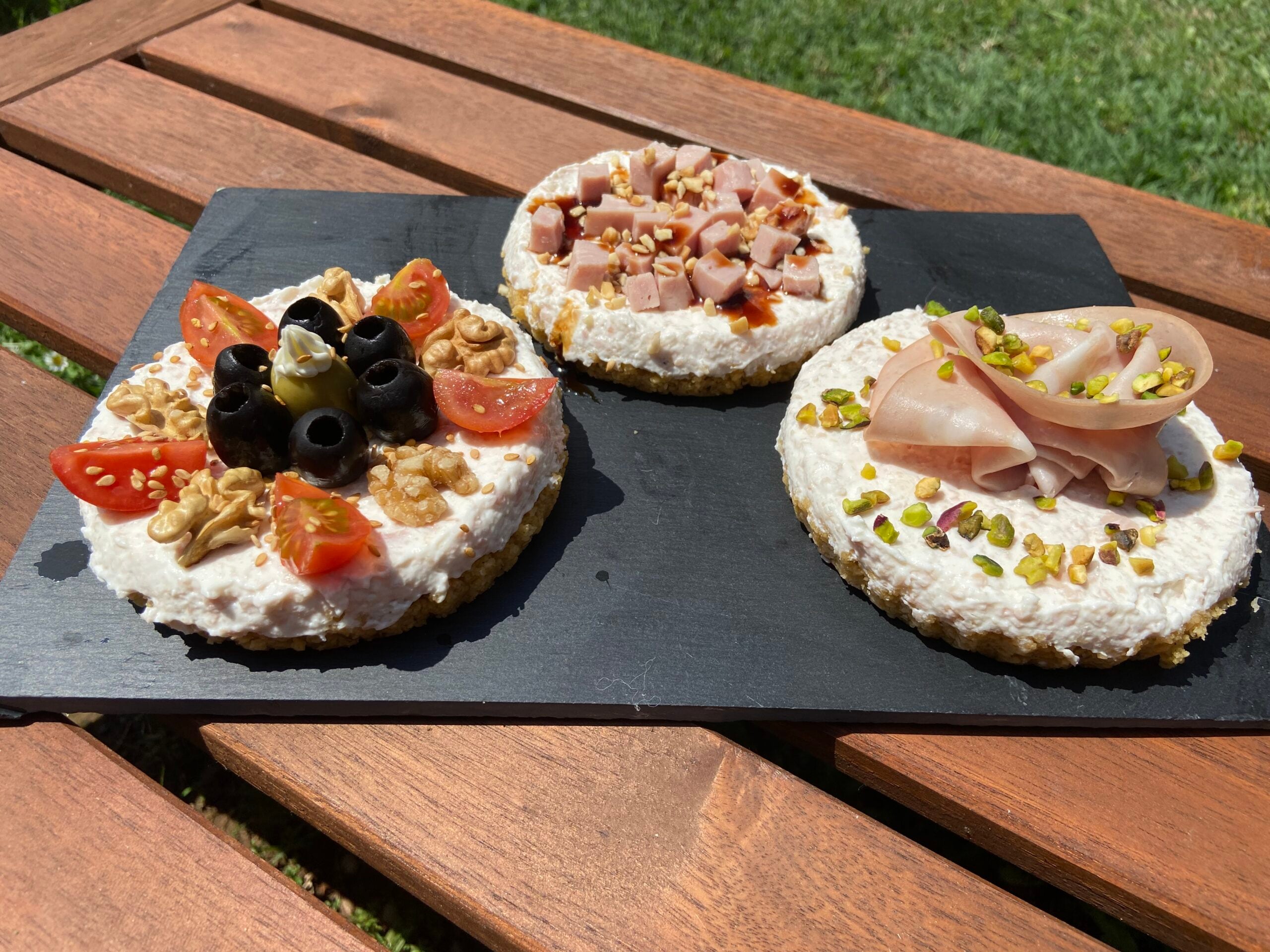 Savory Mini Cheesecakes