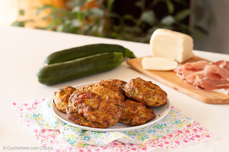 EASY AND QUICK ZUCCHINI AND SPECK FLATBREADS