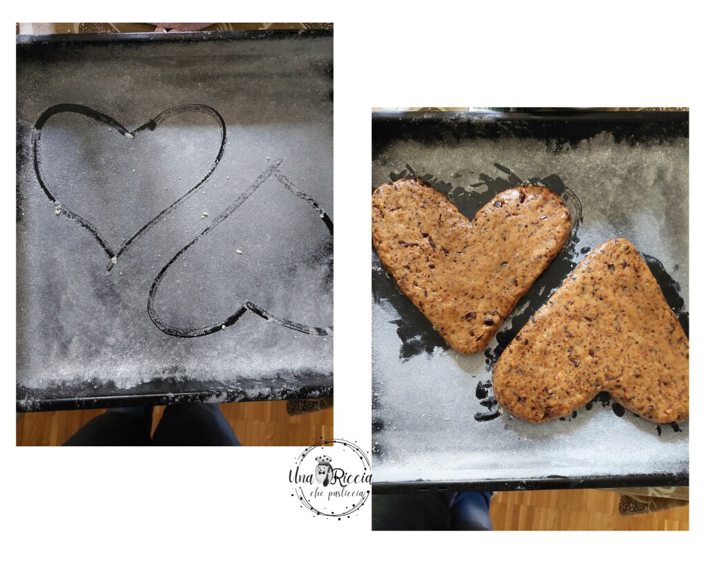 Easter hearts shape