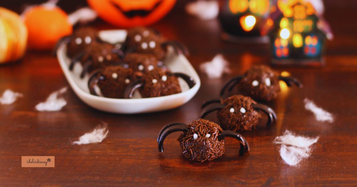 Halloween Chocolate Spiders