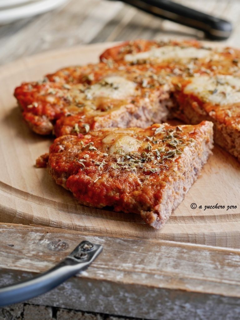 Egg-Free Meat Pizza in Light Version