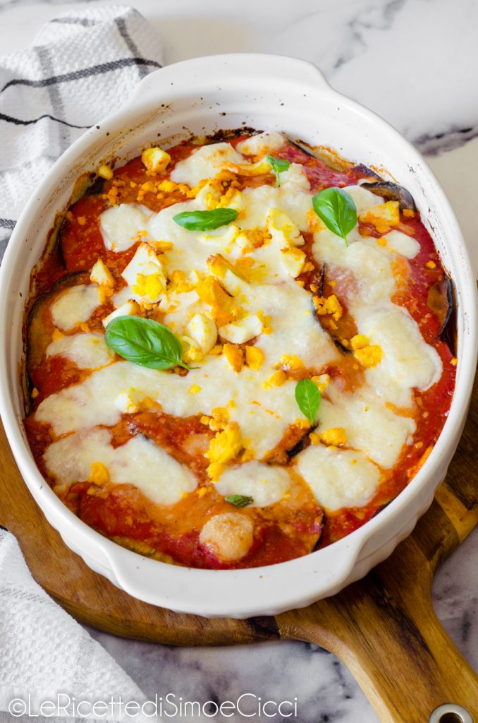 Eggplant Parmesan with Hard-Boiled Eggs
