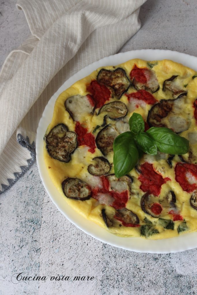 Eggplant and Provola Omelette Sea View Kitchen