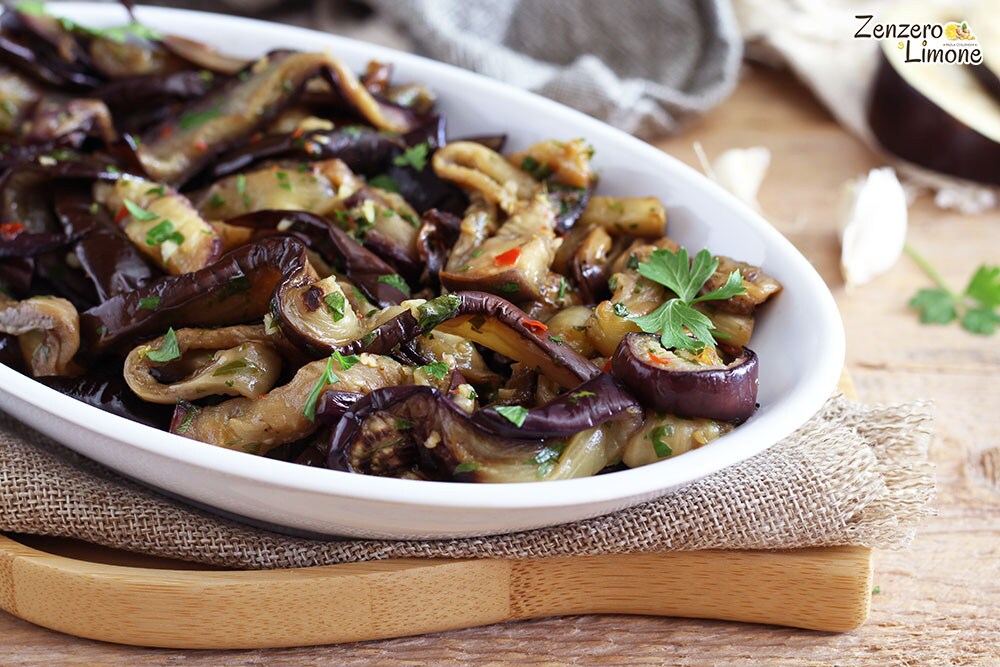 Eggplants in Pan