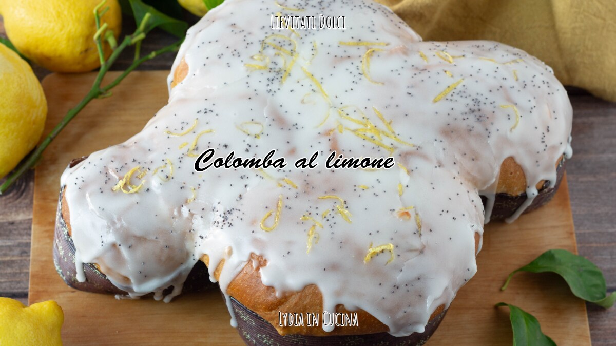 Lemon Dove Cake: Soft and Fragrant with Brioche Dough