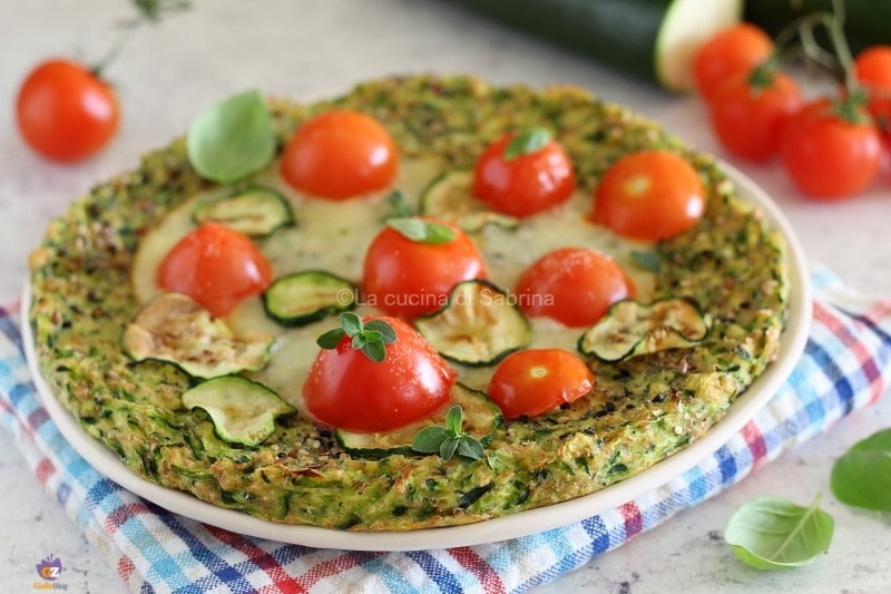 Fake Zucchini Pizza