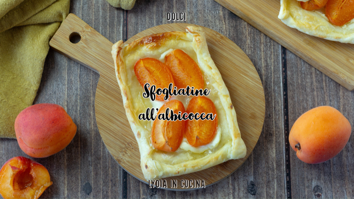 Apricot and Cheese Puff Pastries