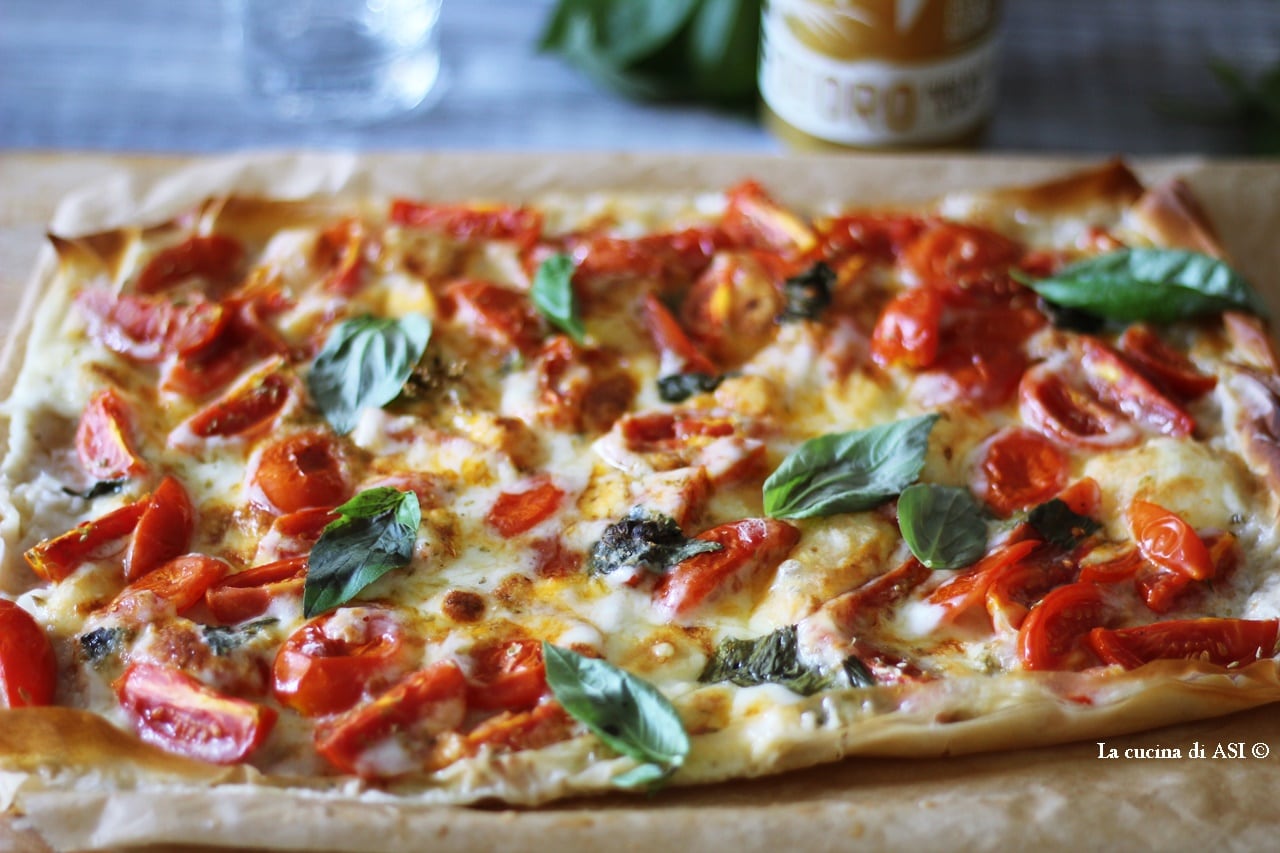Quick Fillo Margherita Pizza