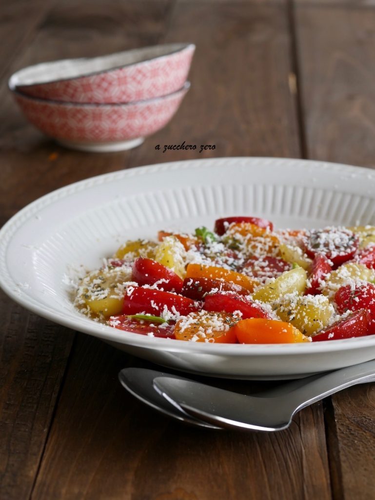 Cherry Tomatoes with Salted Ricotta Sicilian Salad
