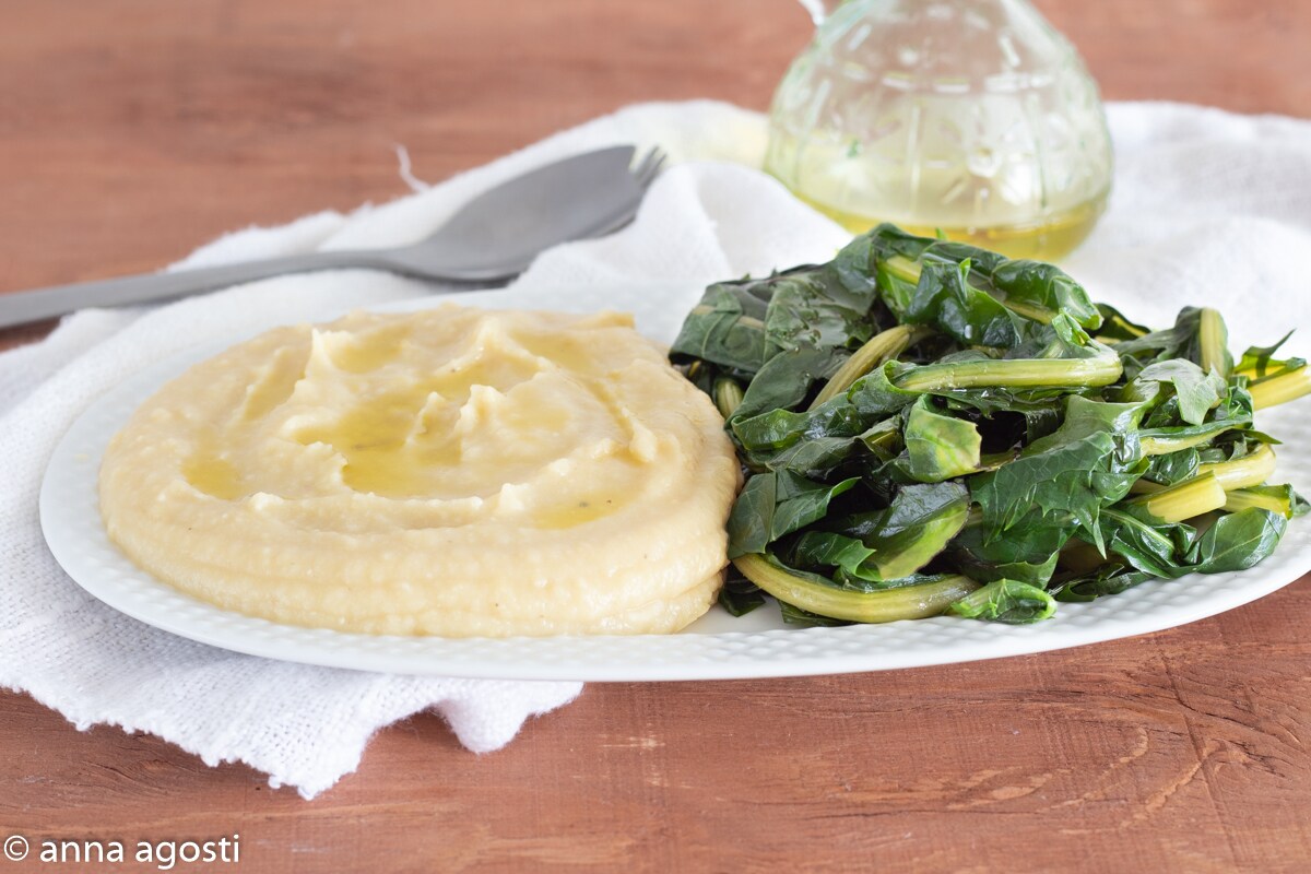 Fava Beans and Chicory the Apulian Recipe