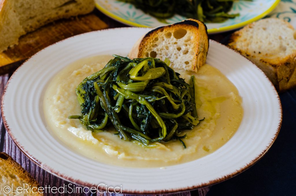 Fava Beans and Chicory