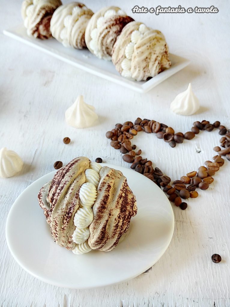 Filled Coffee Meringues