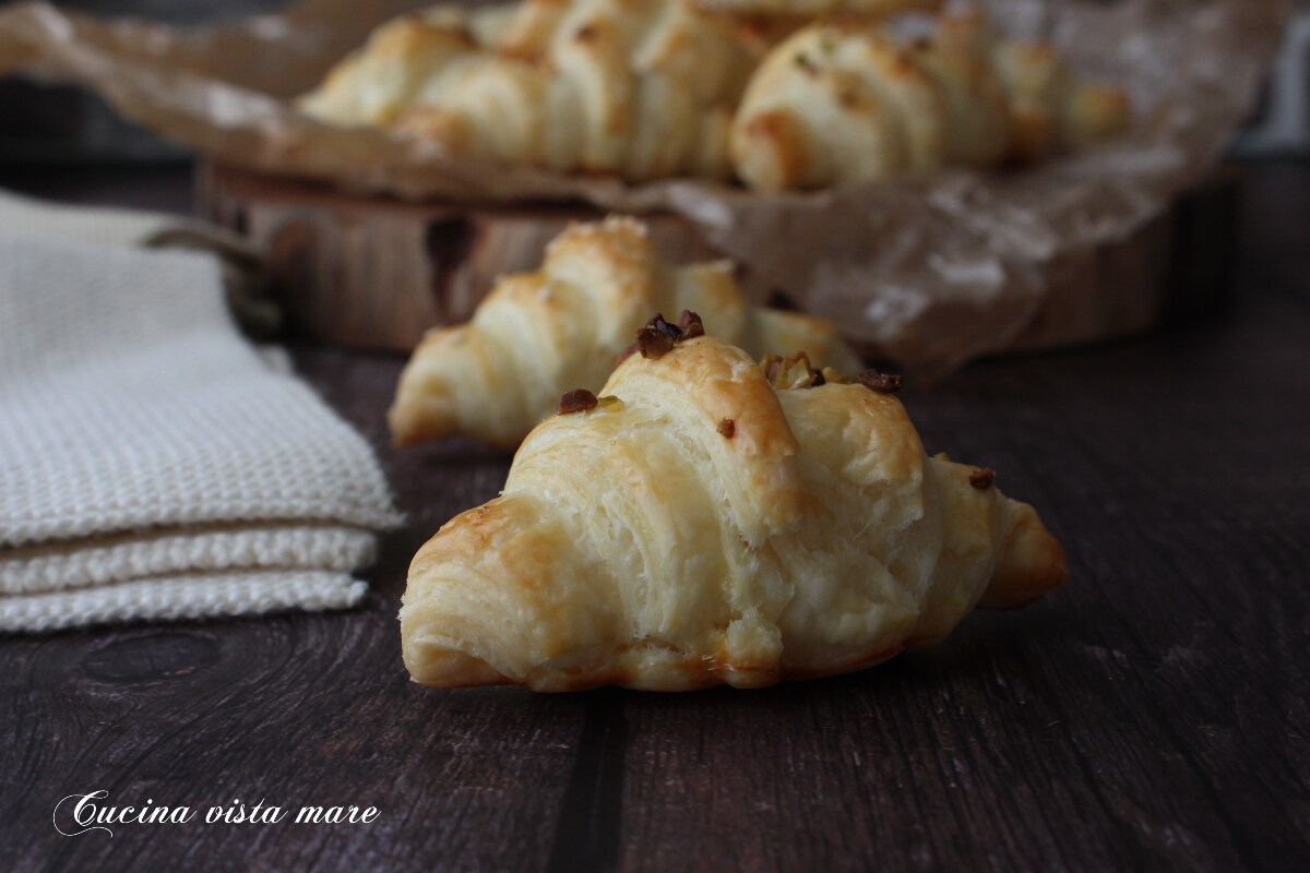 Filled Puff Pastry Croissants