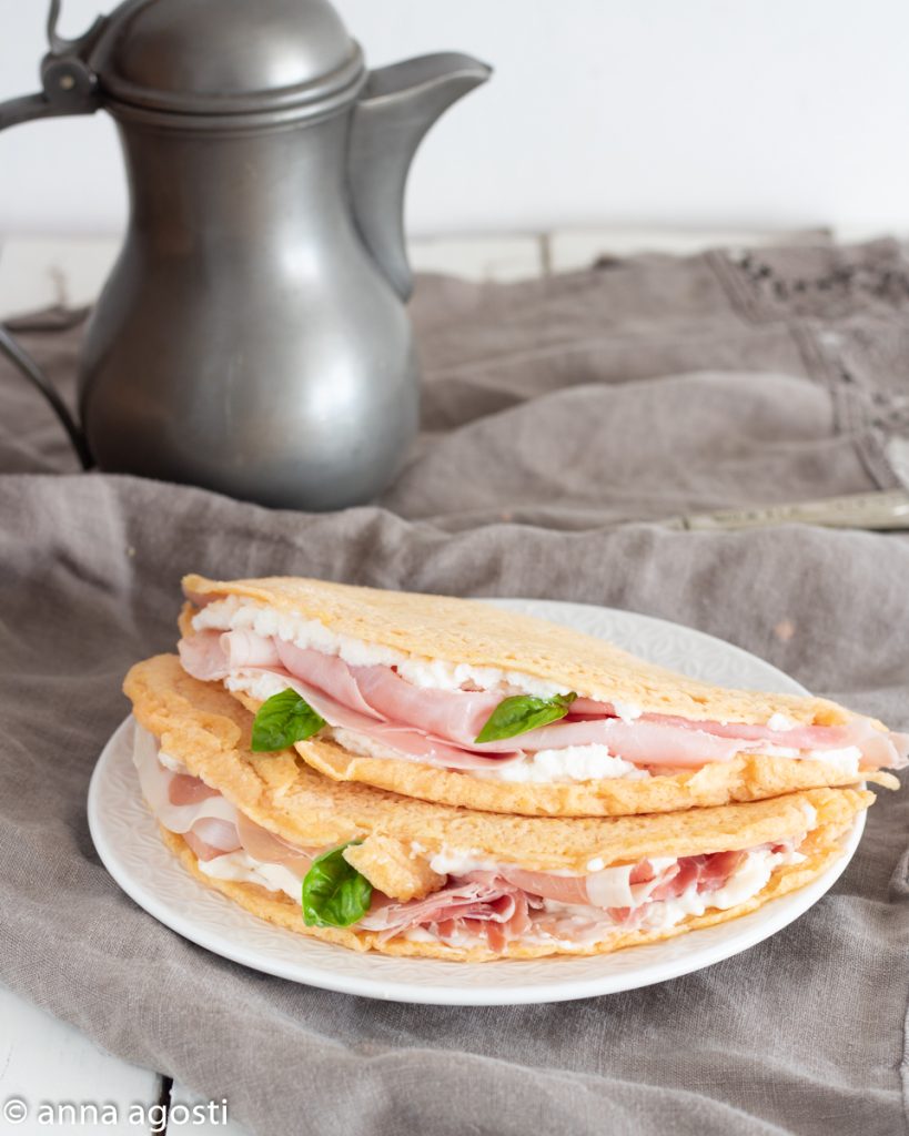 Flourless Filled Lentil Crepes