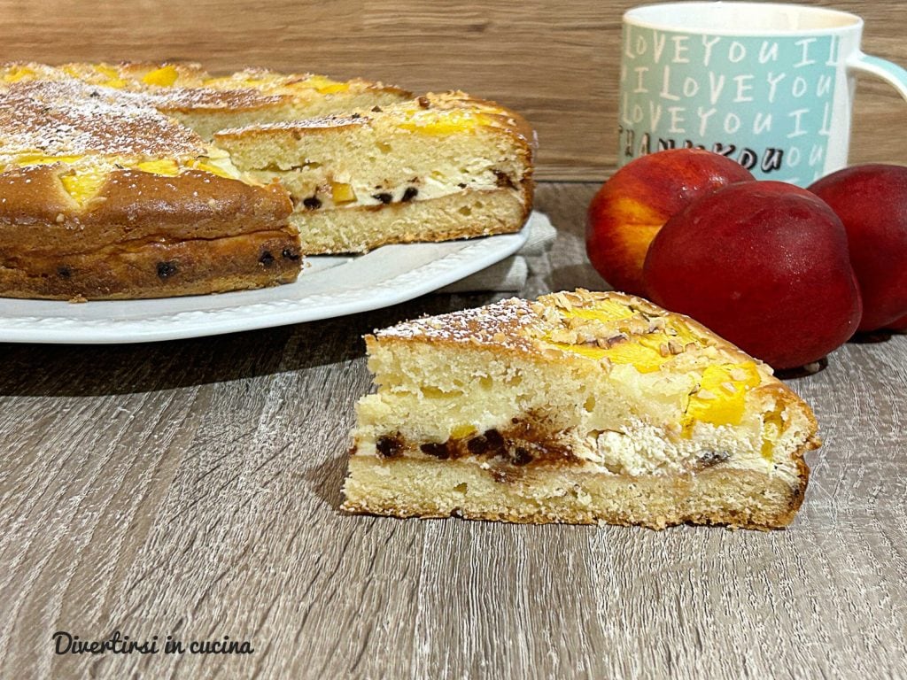 Fluffy Peach Cake